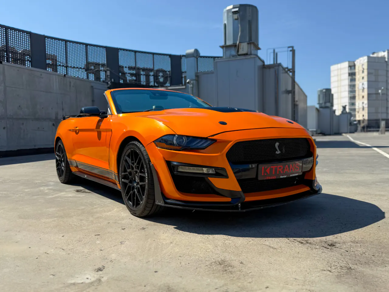 Ford Mustang Cabrio 2020 from the KTRANS rental fleet