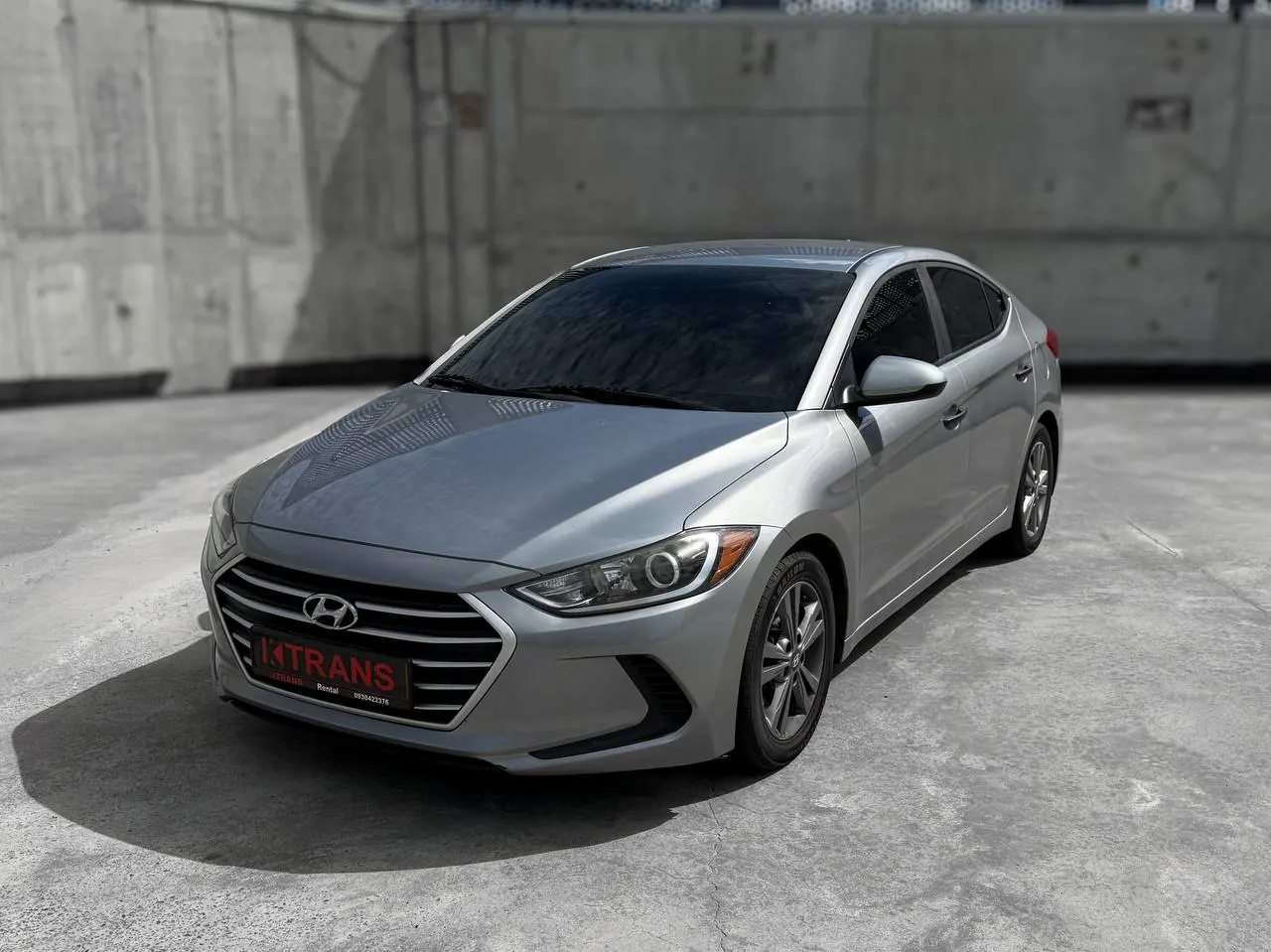 Hyundai Elantra 2017 из парка аренды KTRANS